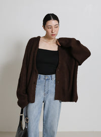 アソートオーバーサイズニットカーディガン