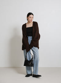 アソートオーバーサイズニットカーディガン