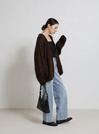 アソートオーバーサイズニットカーディガン