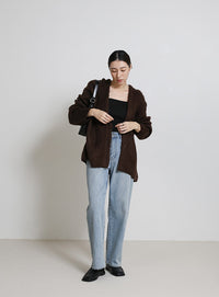 アソートオーバーサイズニットカーディガン