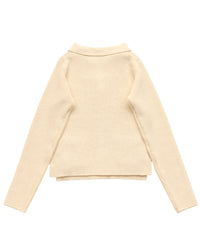 ポロカーディガンニットセット