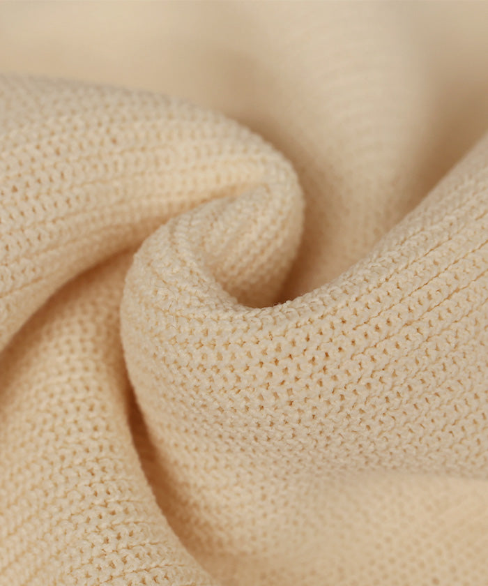 ポロカーディガンニットセット