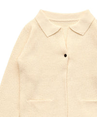 ポロカーディガンニットセット