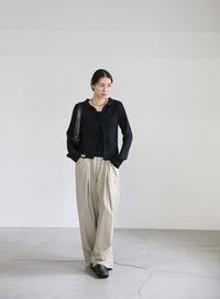 ポロカーディガンニットセット