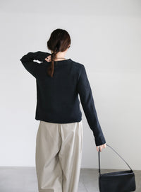 ポロカーディガンニットセット