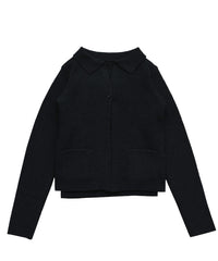 ポロカーディガンニットセット