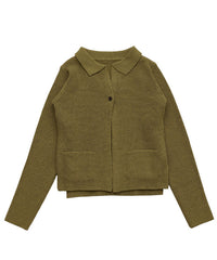 ポロカーディガンニットセット