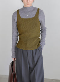 ポロカーディガンニットセット