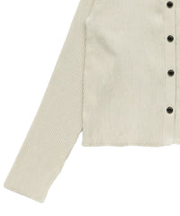 スポンディッシュポロニットカーディガン