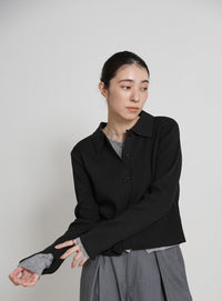 スポンディッシュポロニットカーディガン