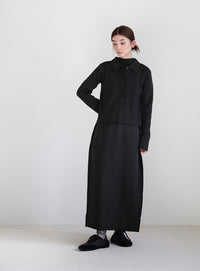 スポンディッシュポロニットカーディガン