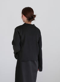 スポンディッシュポロニットカーディガン