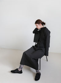 スポンディッシュポロニットカーディガン