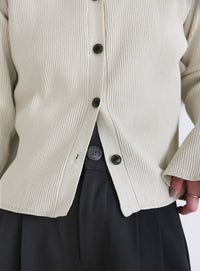 スポンディッシュポロニットカーディガン