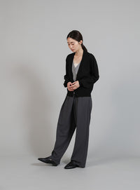 【Et】Layered Knit Cardigan