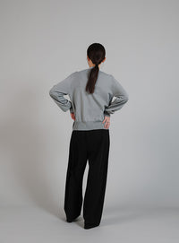 【Et】Layered Knit Cardigan