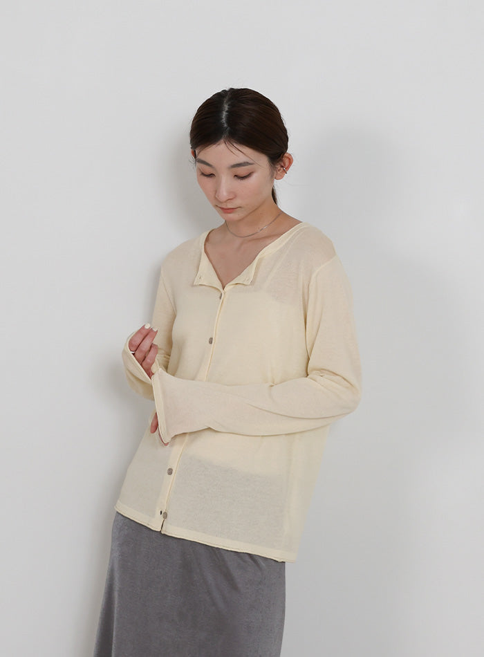 大人気希少色★新品★マイストラーダ　シアーカーディガン　単品　ジャスグリッティー JUSGLITTY - 新品タグ付☆ マイストラーダ シアーカーディガン