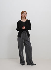 レイヤードライクシアーカーディガン