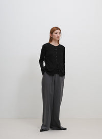 レイヤードライクシアーカーディガン