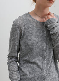 レイヤードライクシアーカーディガン