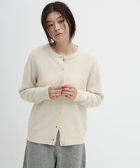 ストール付きモヘアライクニットカーディガン