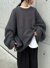 【サイズ展開あり】ルーズボリュームオーバーニット【by SON】