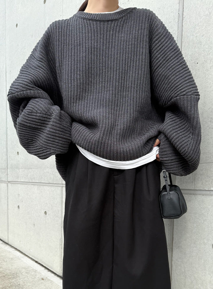 【サイズ展開あり】ルーズボリュームオーバーニット【by SON】