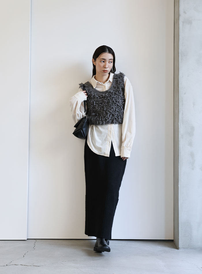ウールミックスニットベスト – SELECT MOCA
