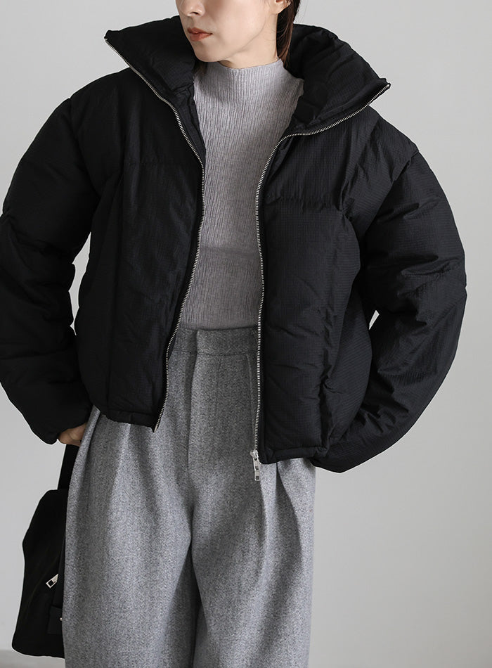 ダブルジップファイバーショートダウン – SELECT MOCA