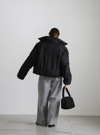 ダブルジップファイバーショートダウン