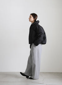 ダブルジップファイバーショートダウン