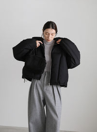 ダブルジップファイバーショートダウン