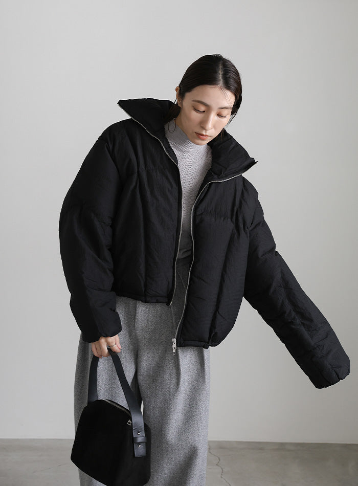 ダブルジップファイバーショートダウン