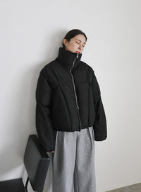 ダブルジップファイバーショートダウン