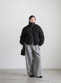 ダブルジップファイバーショートダウン