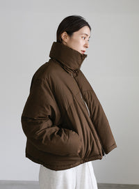 ダブルジップファイバーショートダウン