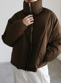 ダブルジップファイバーショートダウン