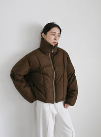 ダブルジップファイバーショートダウン