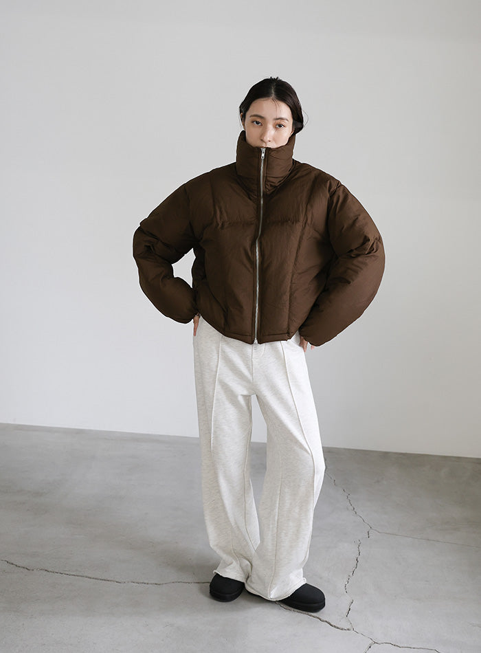 ダブルジップファイバーショートダウン