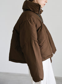 ダブルジップファイバーショートダウン