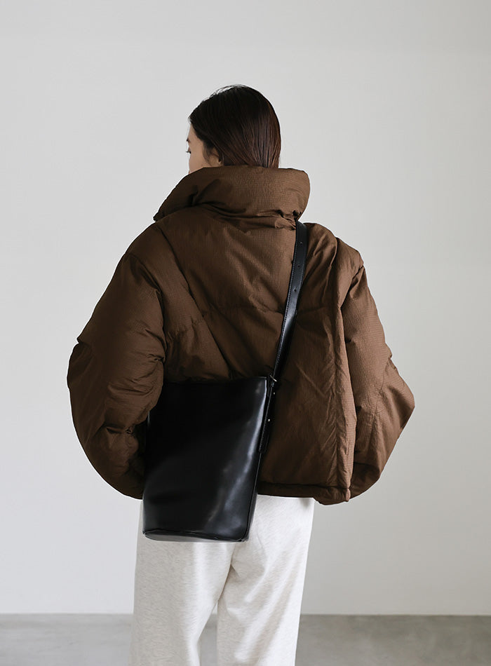 ダブルジップファイバーショートダウン