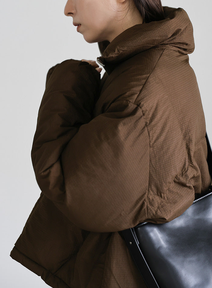 ダブルジップファイバーショートダウン