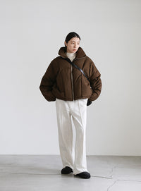 ダブルジップファイバーショートダウン