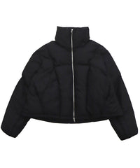 ダブルジップファイバーショートダウン