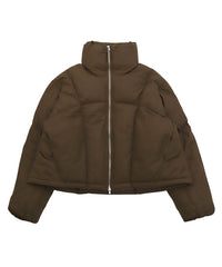 ダブルジップファイバーショートダウン