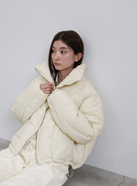 ダブルジップファイバーショートダウン