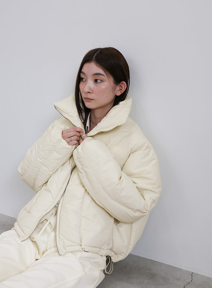 ダブルジップファイバーショートダウン