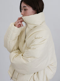 ダブルジップファイバーショートダウン