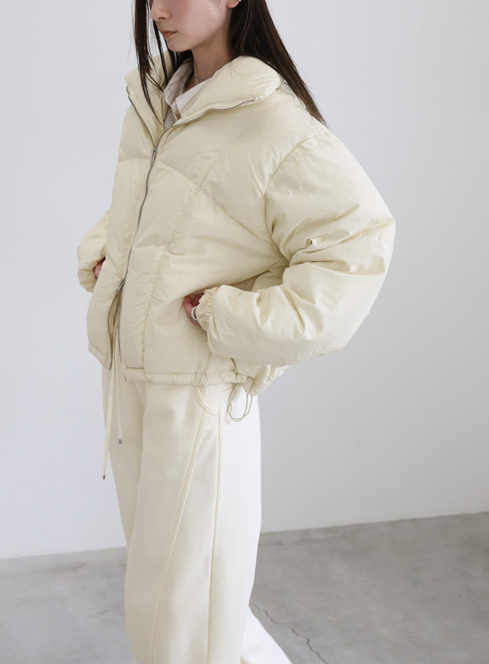 ダブルジップファイバーショートダウン