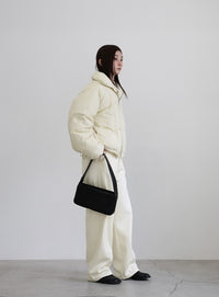 ダブルジップファイバーショートダウン